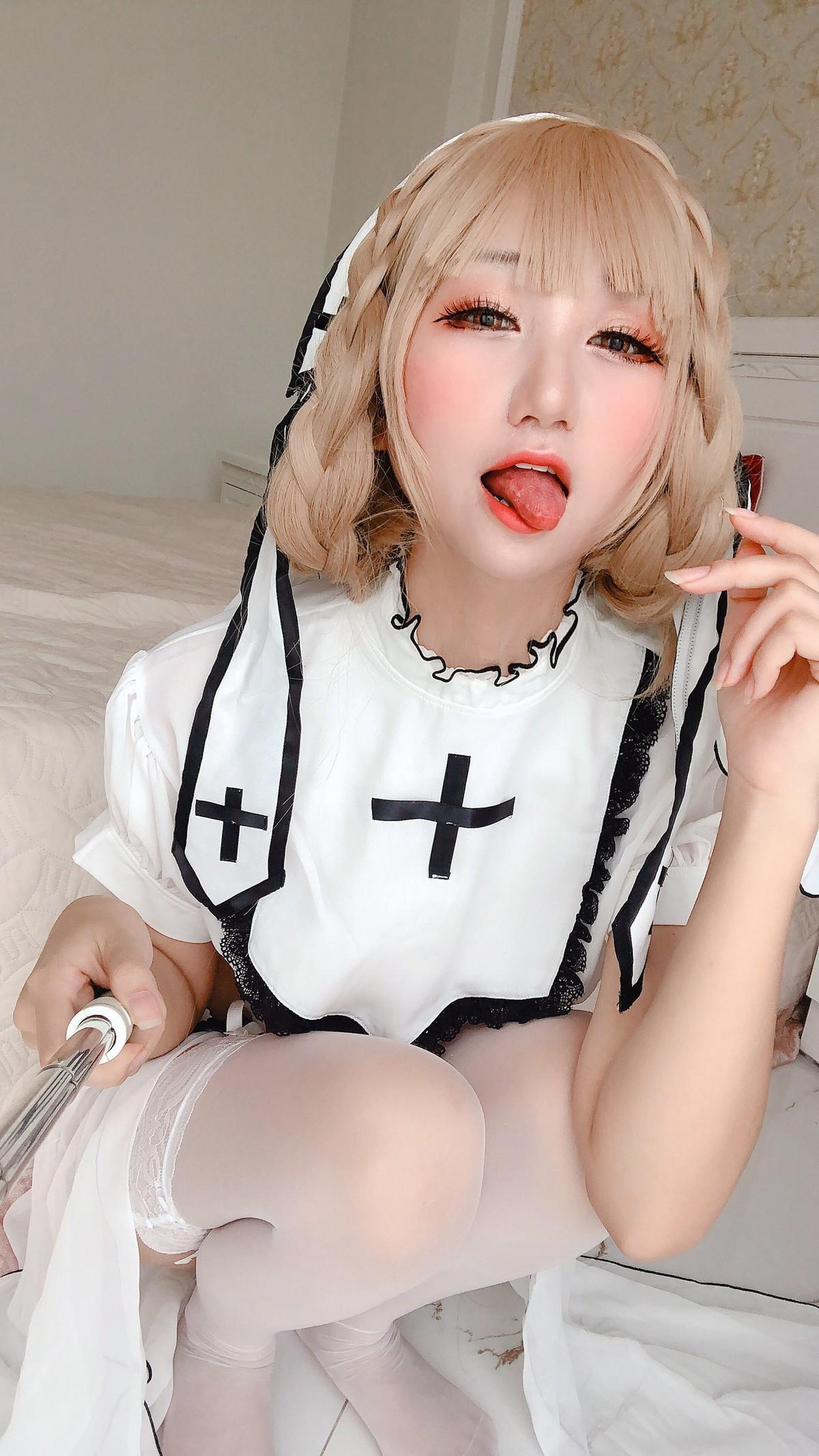 Cosplay KuukoW クー子 White Angel(24)