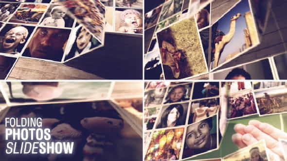 Folding Photos Slideshow - VideoHive 10113737