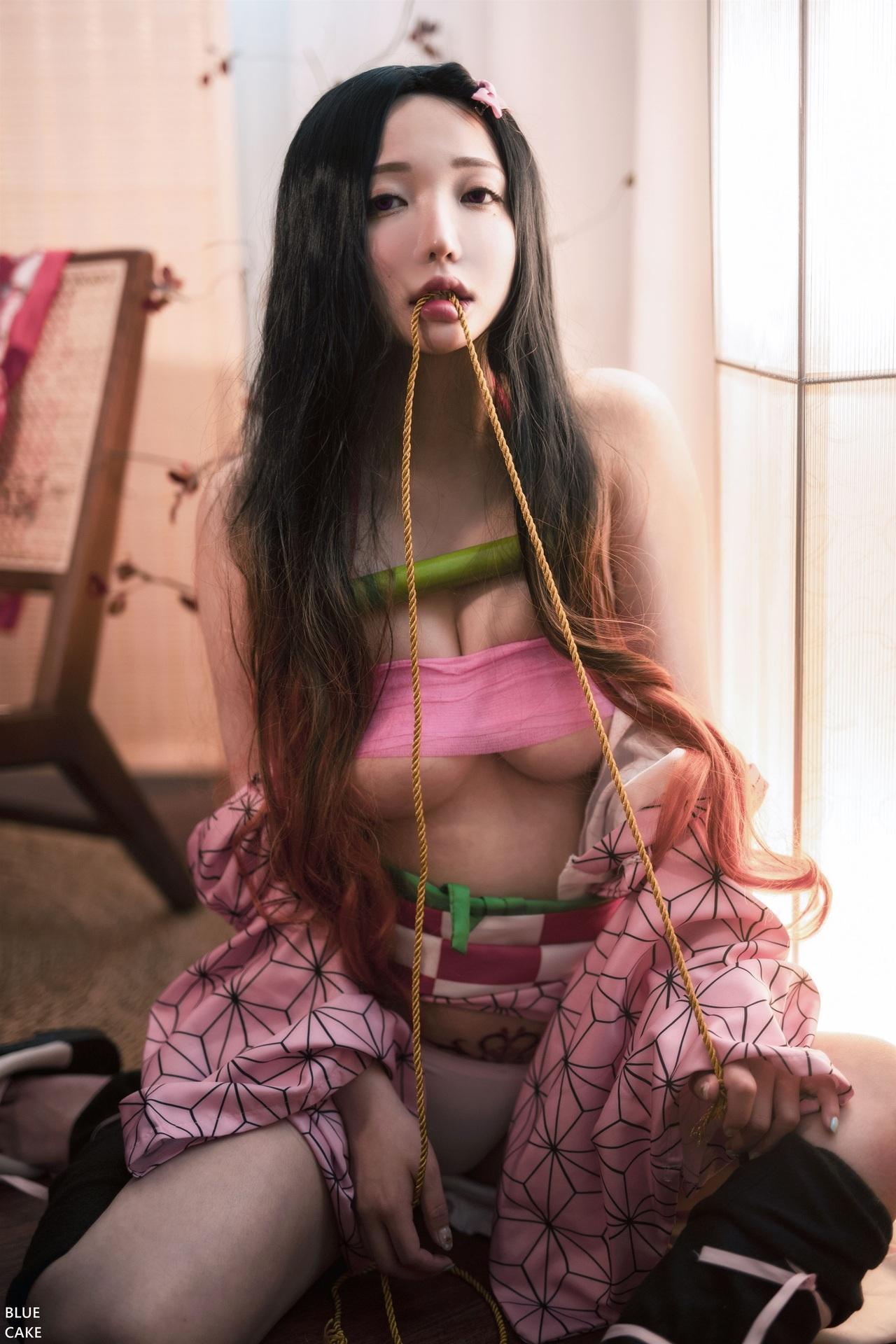 Son Yeeun 손예은, [BLUECAKE] Pink Oni Set.01(26)