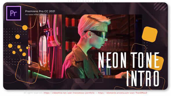 Neon Tone Intro - VideoHive 39984950
