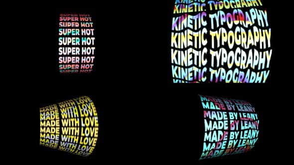 Kinetic Typography - VideoHive 30895341