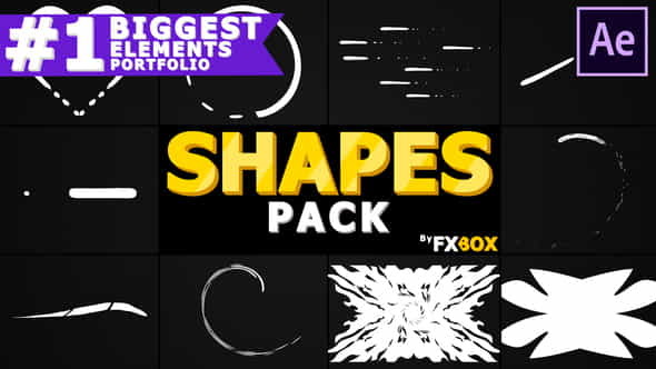 Cartoon Shapes Pack | After - VideoHive 24439327