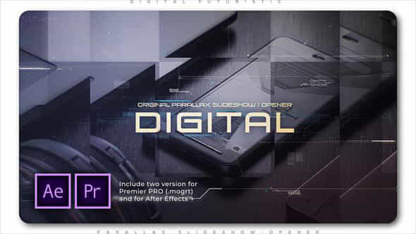 Digital Futuristic Parallax - VideoHive 26549960