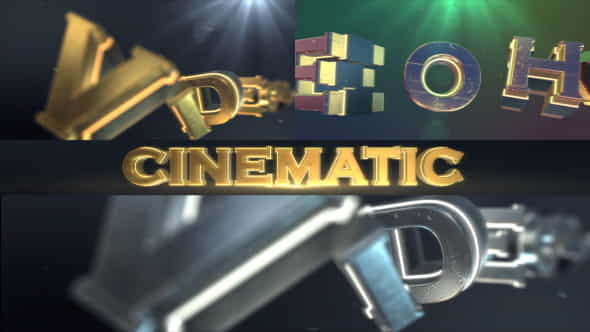 Cinematic Logo Text Reveal - VideoHive 17646404