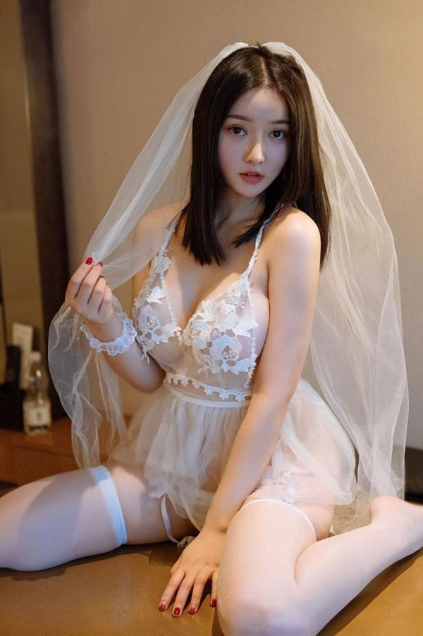 花漾写真VOL.122 唐婉儿Lucky新娘婚纱装写真(18)