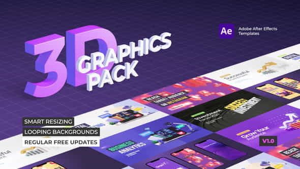 3D Graphics Pack - VideoHive 28796086