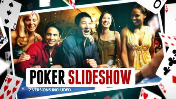 Poker Gambling Cards Slideshow - VideoHive 9983000