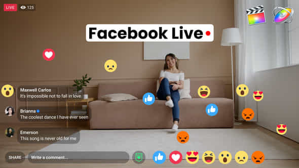 Facebook Live - VideoHive 53675251