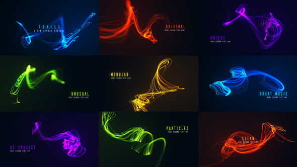 Particle Titles | Trails - VideoHive 21215911