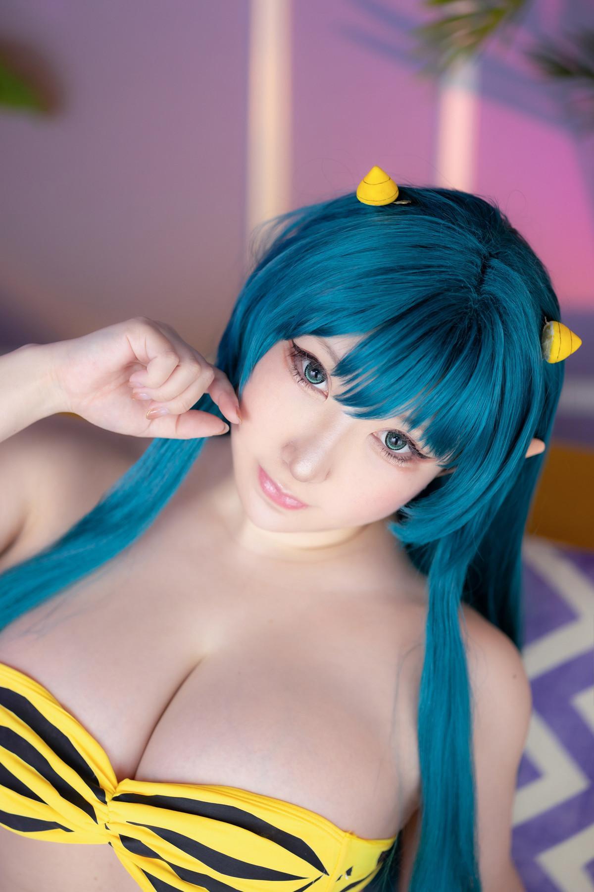 Cosplay SAKUサク Lum ラム うる星やつら Set.01(21)