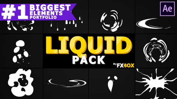 Liquid And Splash Elements | - VideoHive 26311502