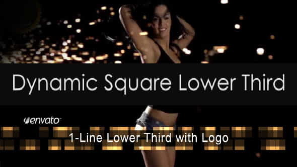 Dynamic Square Lower Third - VideoHive 3536887