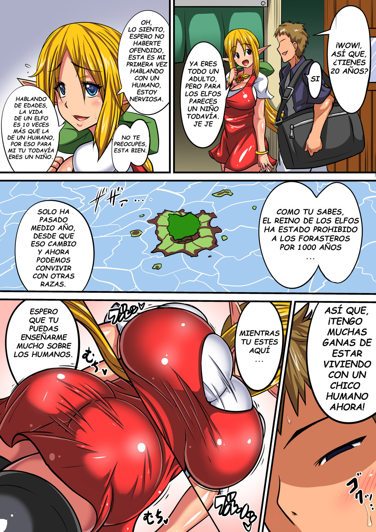 [Haneinu] Elf Oyako to Pakopako Ibunka Kouryuu! ~Stella Hen~ [Spanish] [Yumrod]