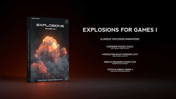 Explosions for Games - VideoHive 23873239