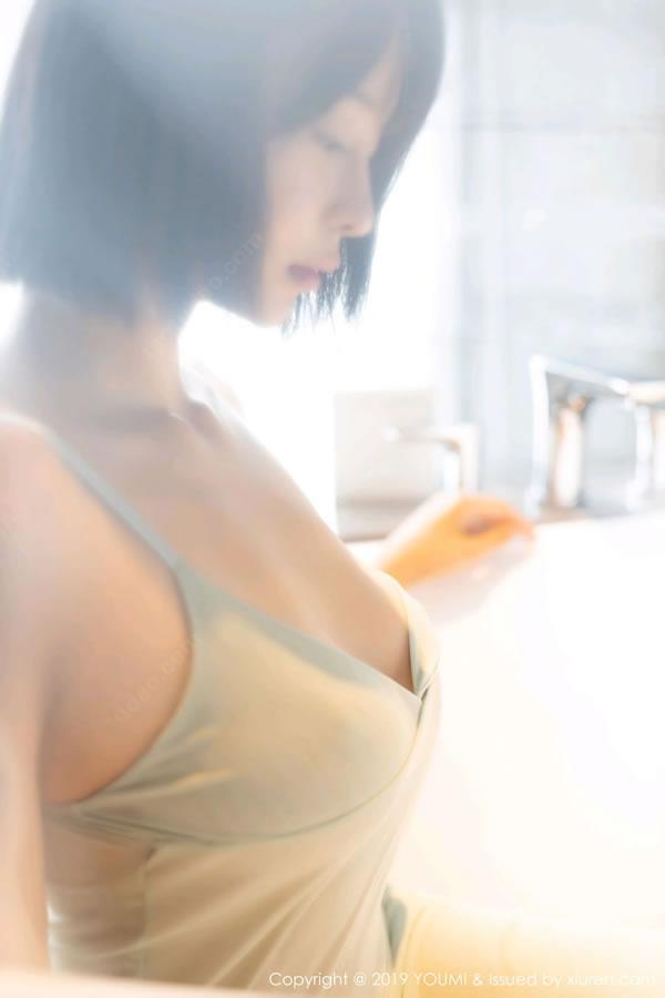 尤蜜荟VOL.370蓝夏Akasha性感浴室写真(9)