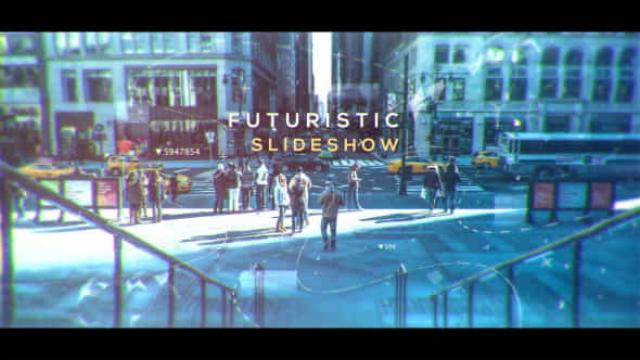 Futuristic Slideshow - VideoHive 19591528
