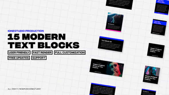 Modern Text Blocks - VideoHive 44221508
