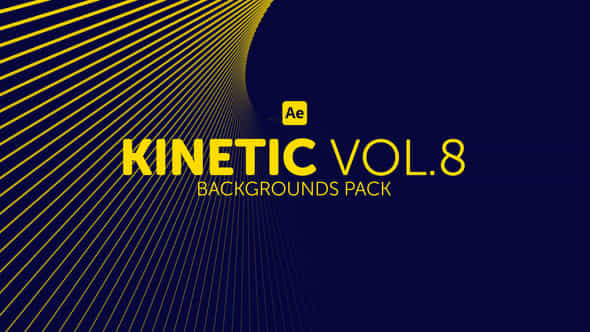 Kinetic Backgrounds 8 - VideoHive 53957798