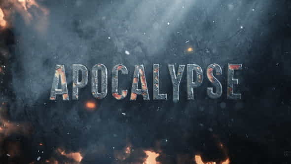 Cinematic Trailer - Apocalypse - VideoHive 25487204
