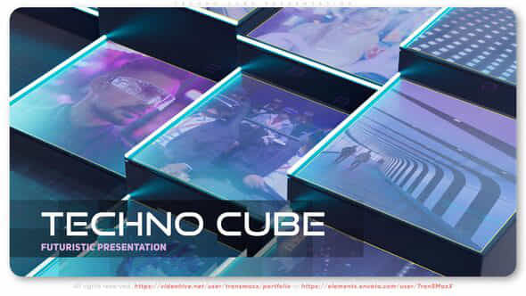 Techno Cube Presentation - VideoHive 40372868
