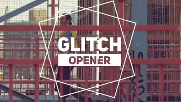Modern Glitch Opener - VideoHive 14536498