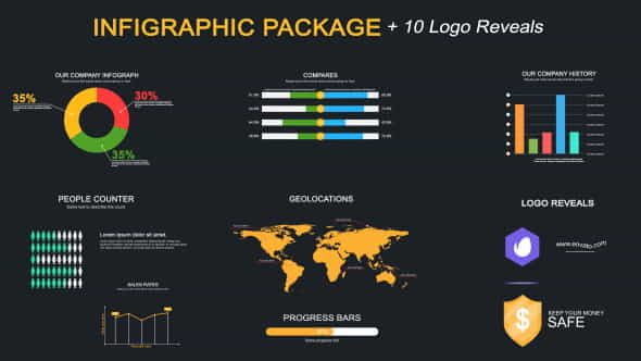 Infographic Package - VideoHive 19307778