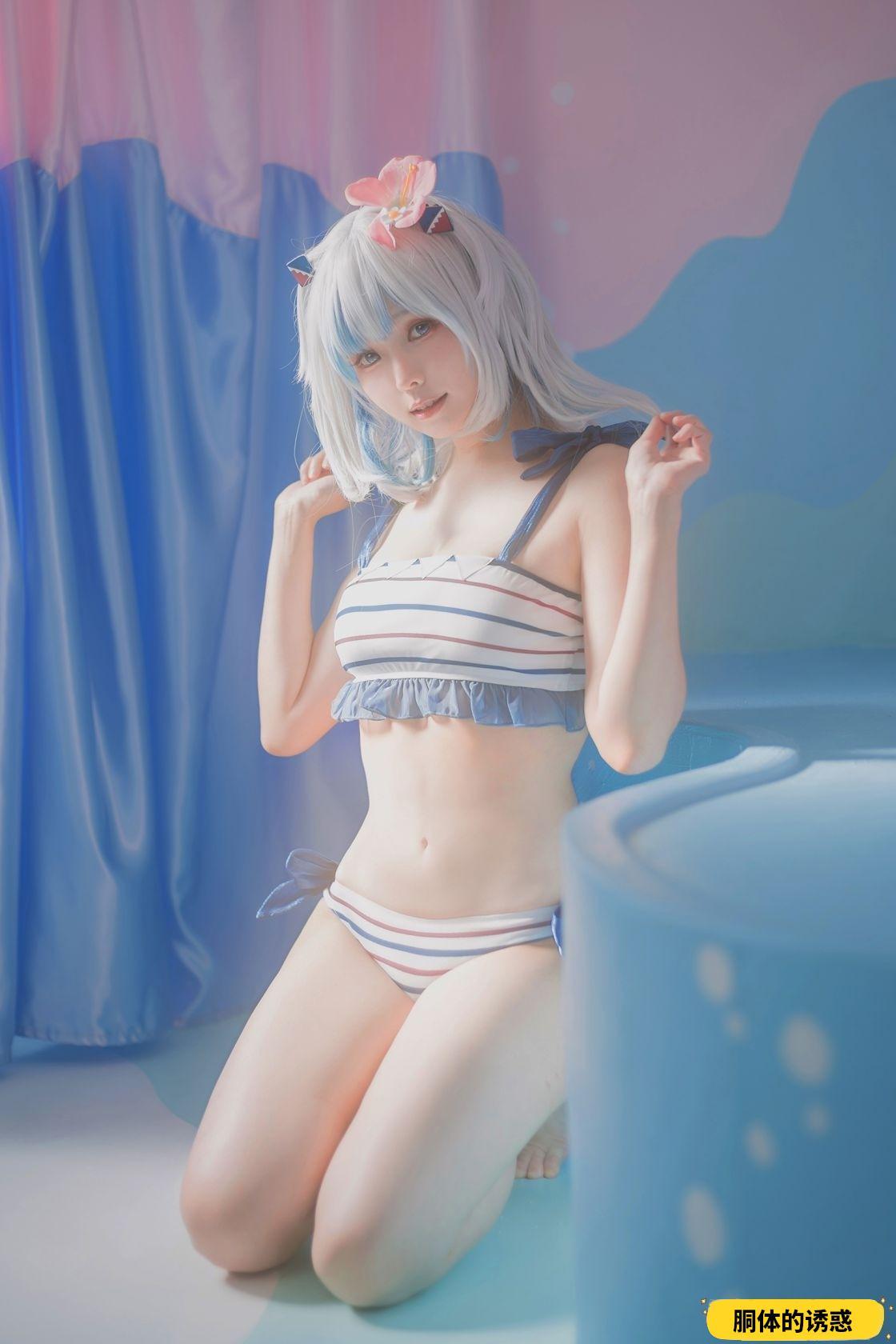 ElyEE子  A- Gawr Gura Swimsuit