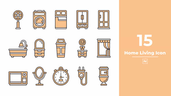 Home Living Icon - VideoHive 47427973