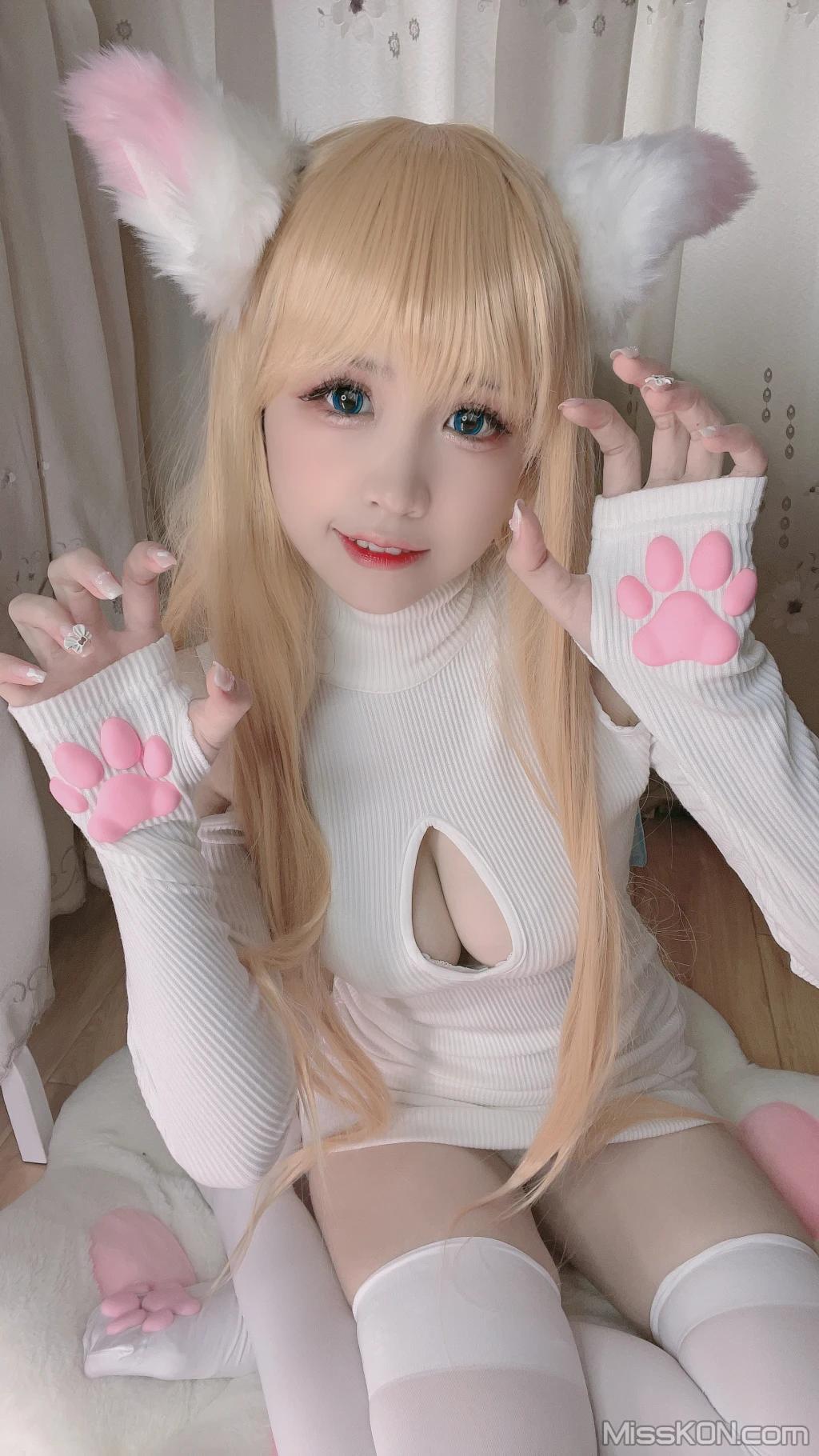 Coser@miko酱ww: mikoの白丝01 (241 photos)(124)