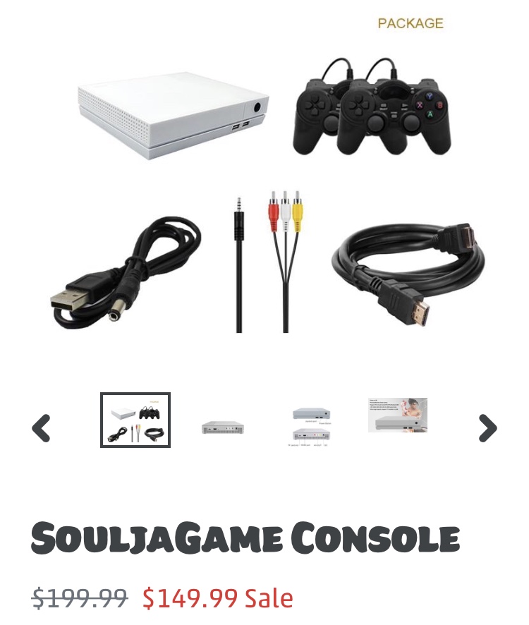 Soulja electronics best sale