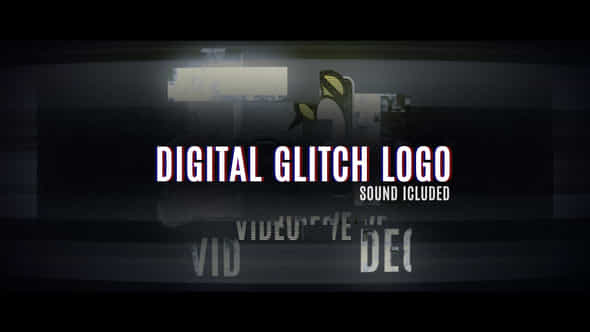 Digital Glitch Logo - VideoHive 25654840