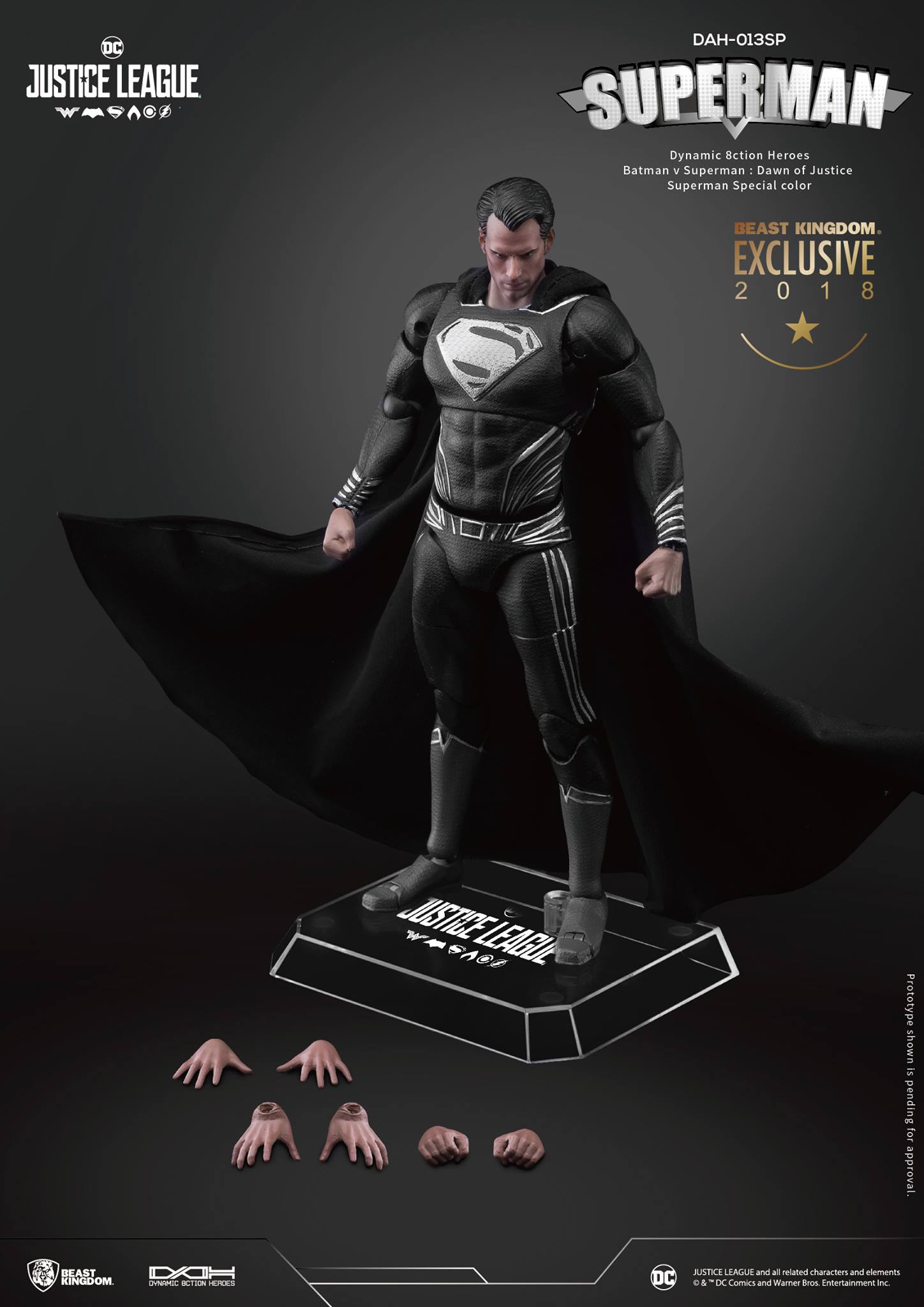 Justice League - Superman Black Suit Special Color (Dynamic 8ction Heroes / Beast Kingdom) HWFFOmU2_o