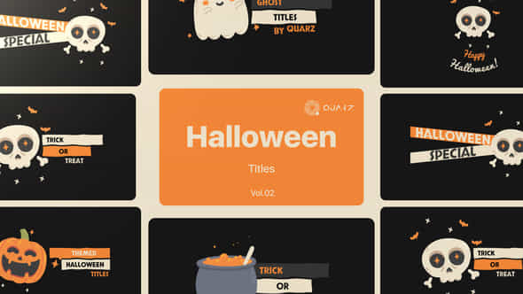 Halloween Titles Vol. - VideoHive 48369782