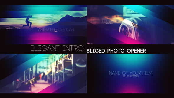 Elegant Intro - Sliced Photo - VideoHive 12114045