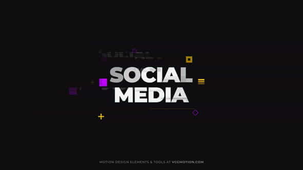 Social Media - Glitch - VideoHive 36324387
