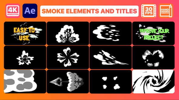 Smoke Pack and Titles | - VideoHive 32377484