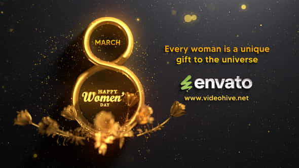 Womens Day Logo Reveal - VideoHive 57049464