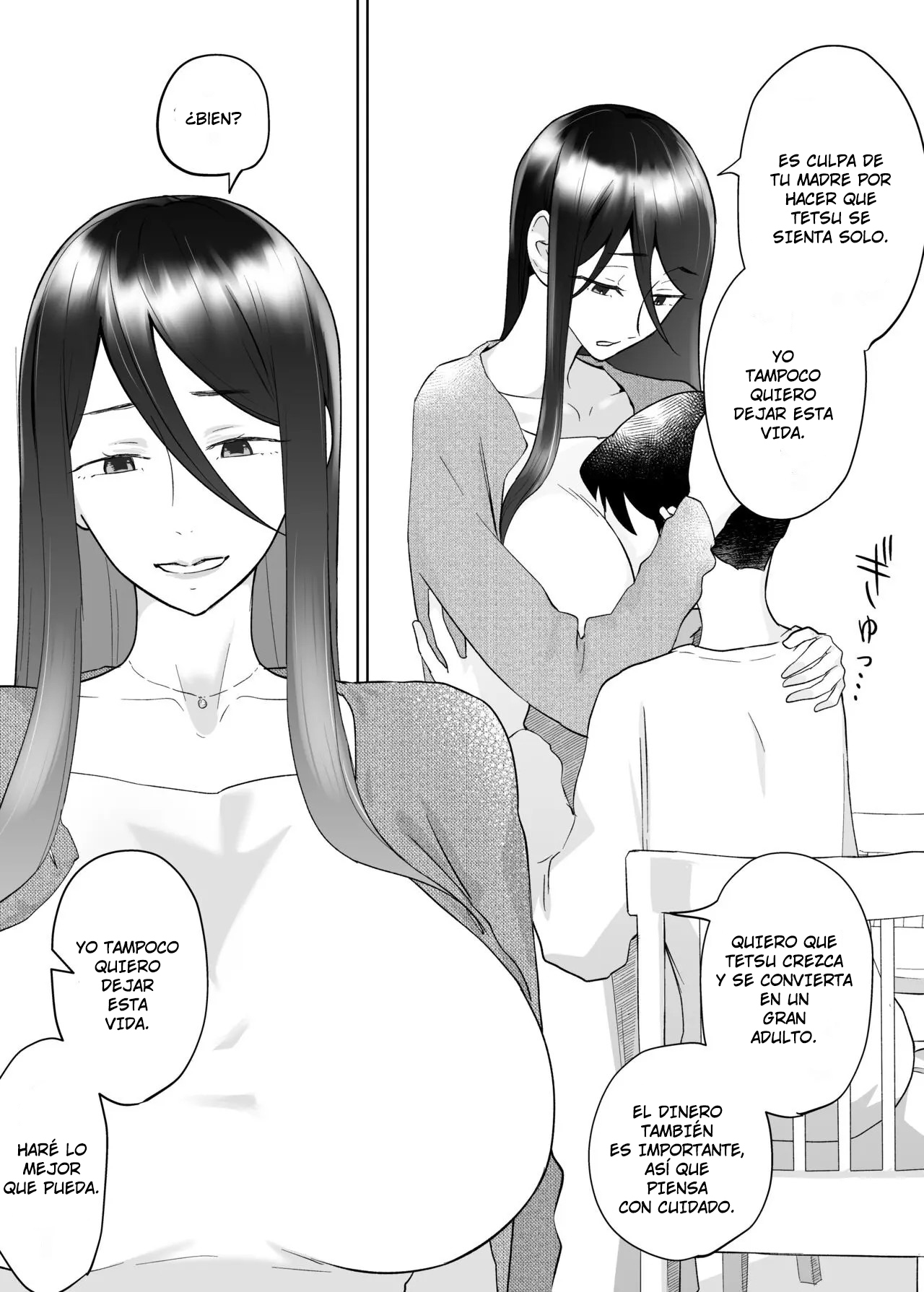 [Karashina en] Kaa-san, Tsukiatte 1-2  Madre, Sal Conmigo 1-2 [Spanish] [SrTraduc]