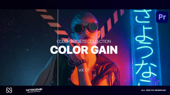Color Gain LUT - VideoHive 45239722