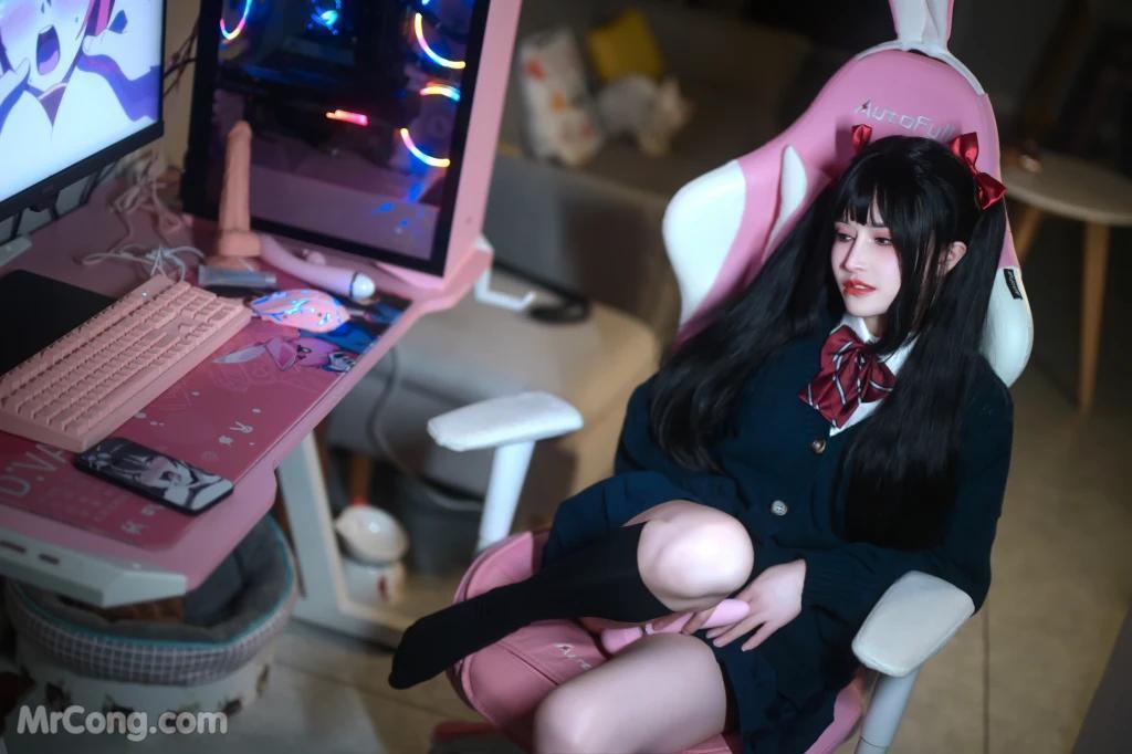 Coser@鹿八岁: JK少女的悸动 (120 photos )(53)