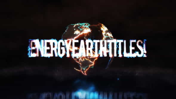 Energy Earth Titles - VideoHive 27562979