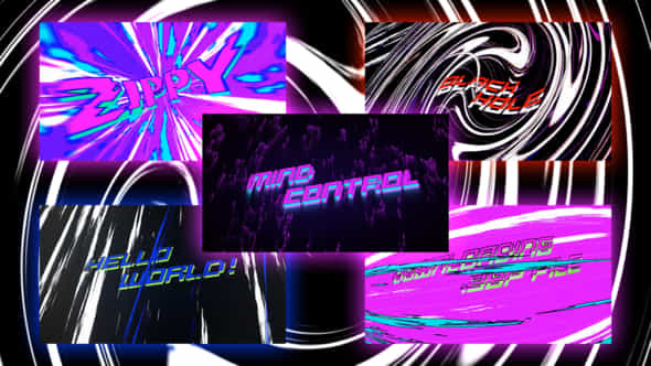 5 Speed Light Impact Titles Pack - VideoHive 57476064