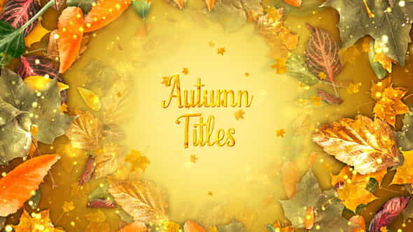 Autumn Titles - VideoHive 40151934