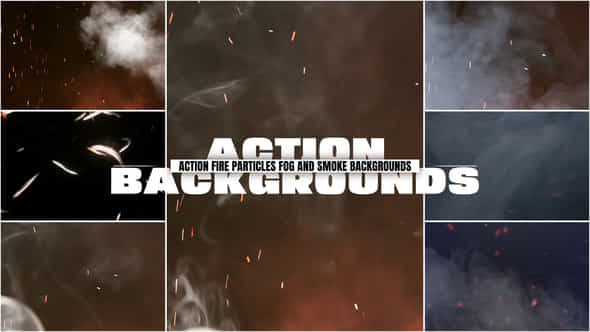 Action Fire Particles Fog And Smoke Backgrounds - VideoHive 54102739