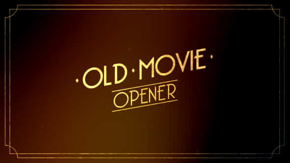 Old Movie Opener - VideoHive 30507106