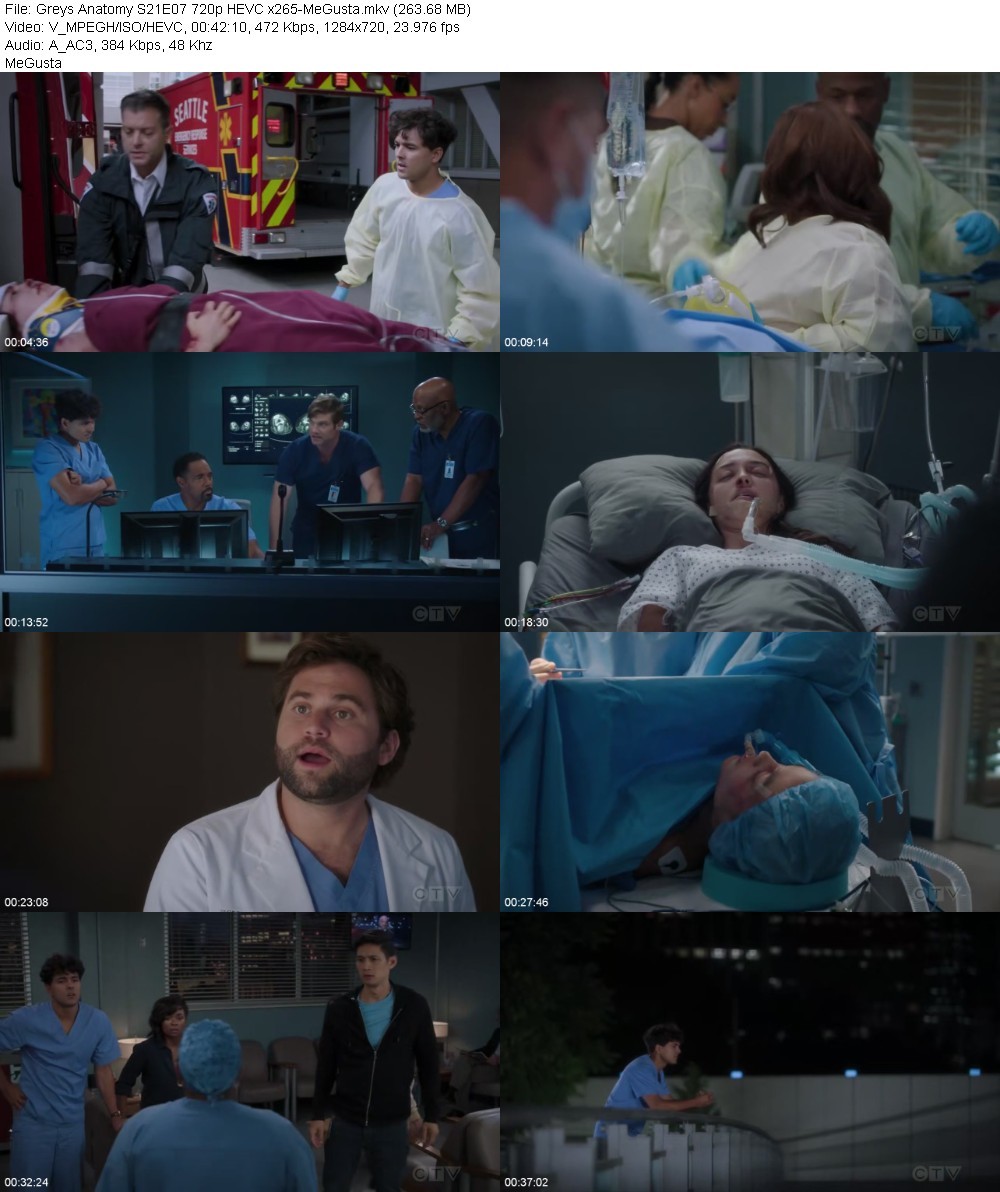 Greys Anatomy S21E07 720p HEVC x265-MeGusta