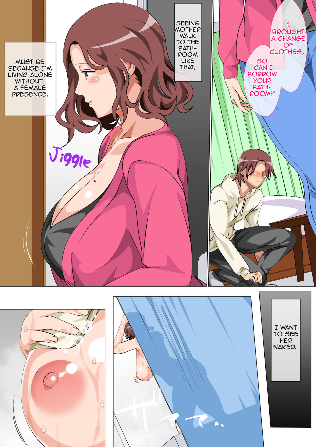 [Circle Spice] Musuko Ni Ai Ni Joukyou Shita Haha  Mother Visiting Her Son in Tokyo [English] [Amoskandy]