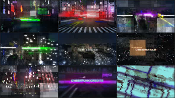 Cyberpunk Credits - VideoHive 29745177