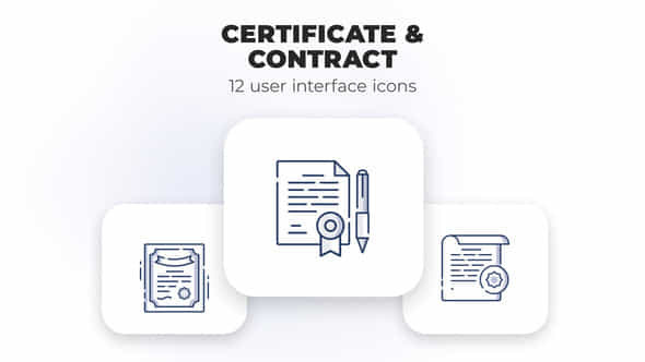 CertificateContract- - VideoHive 39695461