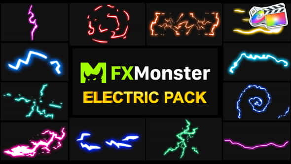 Electricity Elements | FCPX - VideoHive 26066063
